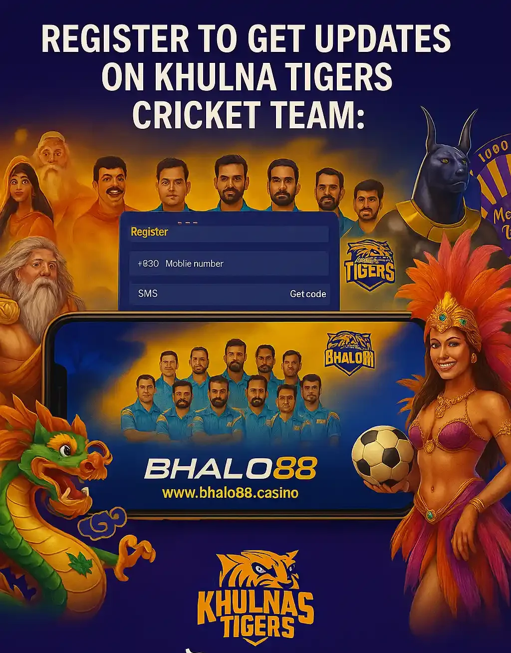 Khulna-Tigers-Cricket-Team
