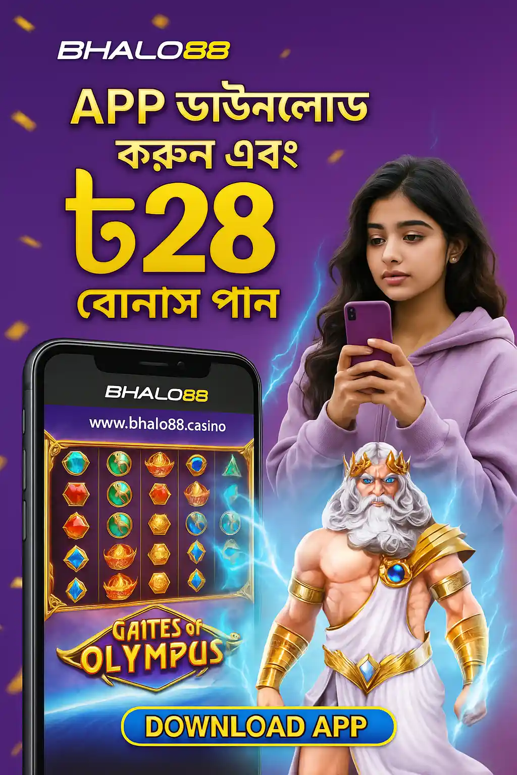 Play Gates of Olympus on Bhalo88 Download app