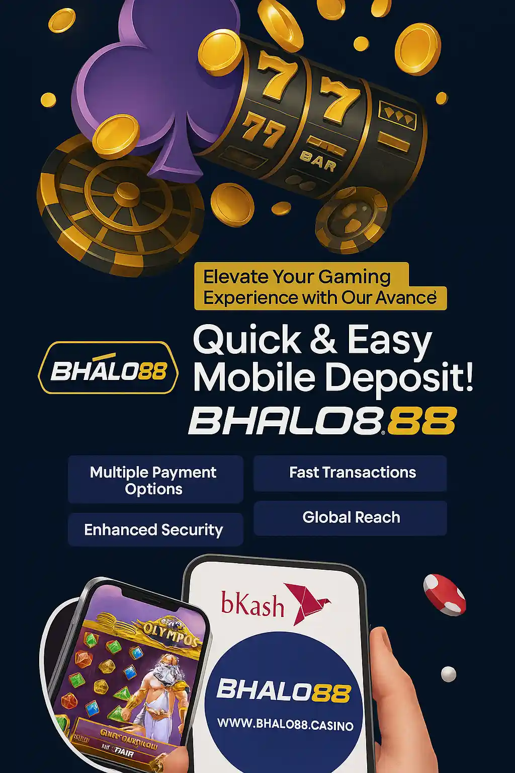 Play Gates of Olympus on Bhalo88 deposit
