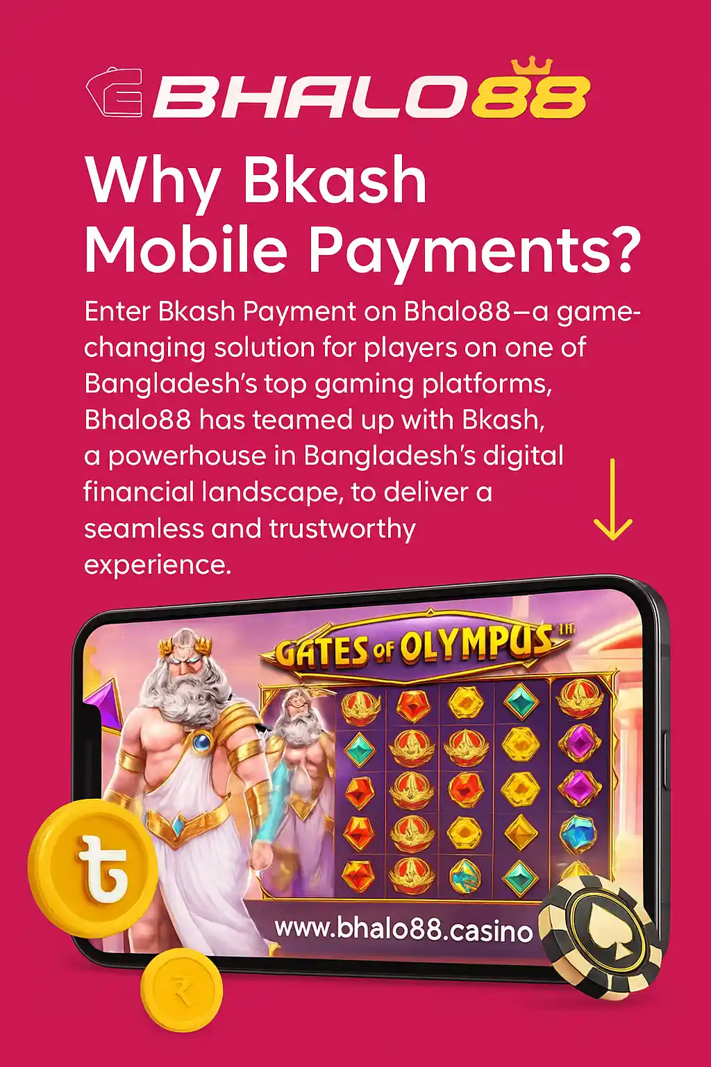 Play Gates of Olympus on Bhalo88 Bkash