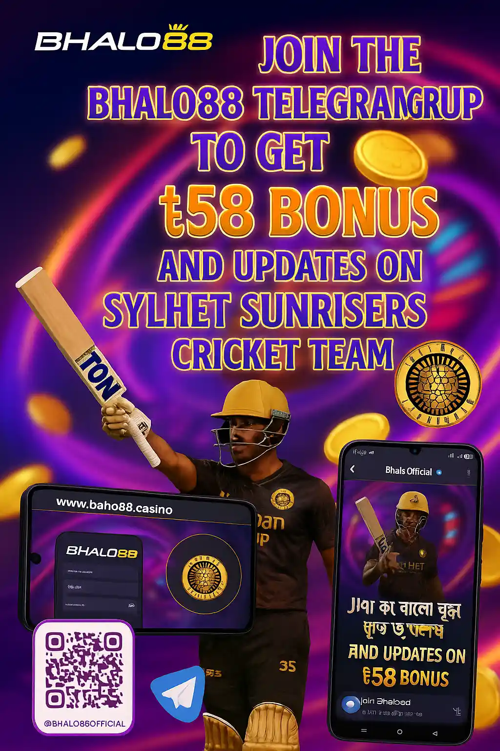 Sylhet Sunrisers Cricket Team-Bhalo88:সিলেট সানরাইজার্স ভালো৮৮ – বিপিএল ২০২৫ ওভারভিউ