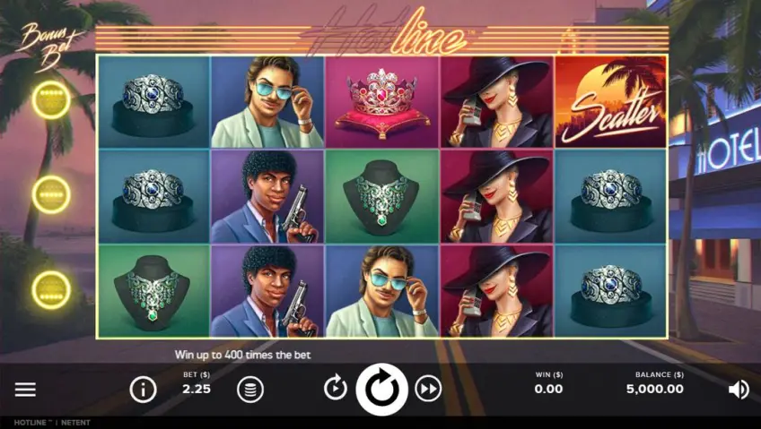 hotline-slot-reels-game-review